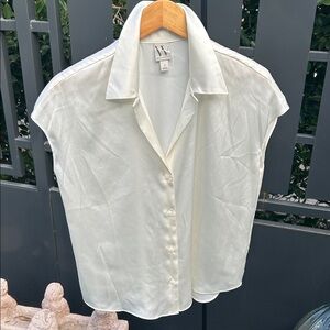 Worthington Cream Button Down Shirt